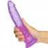 Baseks Jellies Realistisk Dildo med Sugpropp 21 cm