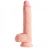King Cock Plus Realistisk Fat Dildo med Kugler 25 cm  1
