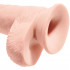 King Cock Plus Realistisk Fat Dildo med Kugler 25 cm  3