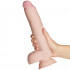King Cock Plus Realistisk Fat Dildo med Kugler 25 cm Hand 50