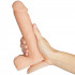 Willie City Luxe Realistisk Silikondildo 22 cm produkt i hand 50