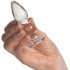 Sinful Groove Analplugg i Glas Small Produktbild i hand 50