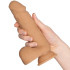 Willie City Luxe Realistisk Dildo 20 cm Produktbild i hand 50