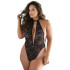 Allure Diva Brooke Spets & Mesh Halter Teddy Plus-Size Produktbild 1