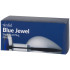 Sinful Blue Jewel Medium Stål Analplugg Produktförpackning 90