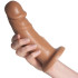 Vixen Creations Maverick Caramel VixSkin Dildo 20 cm Produktbild i hand 50