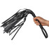 Sex & Mischief Crystal Whip Flogger 60,5 cm Produktbild i hand 50