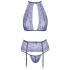 kissable Lavender Halterneck BH och Höfthållare Set Produktbild 3