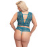 Cottelli Teal BH-Set Plus-Size Produktbild på modell 2