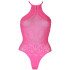 Ouch! Glow in The Dark Neonrosa Body Plus-Size Produktbild 3