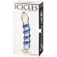 Icicles No 5 Blå Glas Dildo bild på förpackningen 90