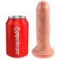King Cock Uncut Realistisk Dildo 15 cm  3