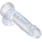 King Cock Clear Dildo med Kulor 19 cm  3