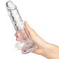 Willie City Classic Realistisk Klar Dildo 19,5 cm  4