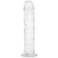 Willie City Realistisk Klar Dildo med Sugpropp 18 cm  2