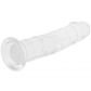 Willie City Realistisk Klar Dildo med Sugpropp 22 cm  3