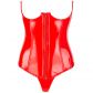 Black Level Lackkorsett och G-String Röd  3