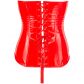 Black Level Lackkorsett och G-String Röd  4