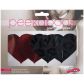 Peekaboos Nipple Stickers Hjärtan Röd 2-pack  100