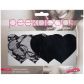 Peekaboos Nipple Stickers Hjärtan Spets 2-pack  100