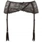Cottelli Black Lace Garter Belt  3