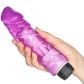 Baseks Realistisk Multispeed Lila Dildovibrator XL 50