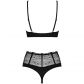 Obsessive Sharlotte Black Bra Set Product 2