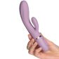 baseks Bendy Curve Rabbitvibrator Produktbild i hand 50