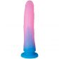 Baseks Gradient Glitter Stor Blå Dildo 22,5 cm Produktbild 2