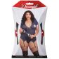 Dreamgirl Lieutenant Lusty Poliskostym Plus Size Produktförpackning 90