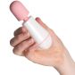 baseks Uppladdningsbar Rosa Mini Magic Wand Produktbild i hand 51