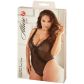 Allure Diva Leilani Black Mesh & Eyelash Lace Open Teddy Plus Size Produktförpackning 90