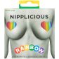 Nipplicious Rainbow Nipple Stickers 4 st Produktförpackning 90