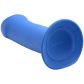 Squeeze-It Squeezable Blue Dildo 18,5 cm Produktbild 4