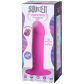 Squeeze-It Squeezable Vibrerande Pink Dildo 17,5 cm Produktförpackning 90