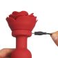 Booty Sparks Large Rose Vibrerande Analplugg Produktbild i hand 52