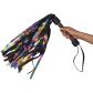 Strict Rainbow Läder Flogger 90,5 cm Produktbild i hand 50