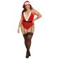 Dreamgirl North Pole Hottie Teddy-set Plus-Size Produktbild 1