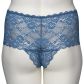 NORTIE Evening-Promise Night Blue Högmidjade Hipstertrosor Plus-Size Produktbild 6