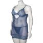 NORTIE Morning Glory Chemise Night Blue Plus-Size Produktbild 6