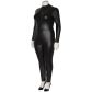 NORTIE Fetish Wetlook Grenlös Catsuit Plus-Size Produktbild 6