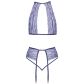 kissable Lavender Halterneck BH och Höfthållare Set Produktbild 4