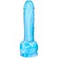 baseks Glow in the Dark Blue Sky Realistisk Dildo 20,5 cm Produktbild 2