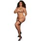 Le Désir Belle Strumpeband Plus-Size Produktbild på modell 1
