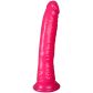 Realrock Glow in the Dark Slim Dildo med Sugpropp 18 cm Produktbild 2
