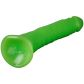 Realrock Glow in the Dark Slim Dildo med Sugpropp 18 cm Produktbild 4