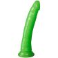 Realrock Glow in the Dark Slim Dildo med Sugpropp 20 cm Produktbild 3