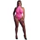 Ouch! Glow in The Dark Neonrosa Body Plus-Size Produktbild 1