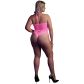 Ouch! Glow in The Dark Neonrosa Body Plus-Size Produktbild 2