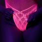 Ouch! Glow in The Dark Neonrosa Body Plus-Size Stämningsbild 70